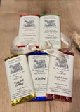 Chocolate Bars with Custom Labels for Events