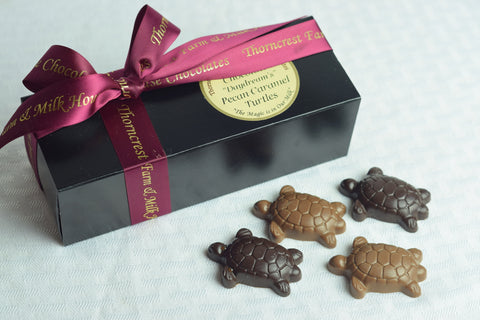 Daydream's Roasted Pecan Caramel Turtles