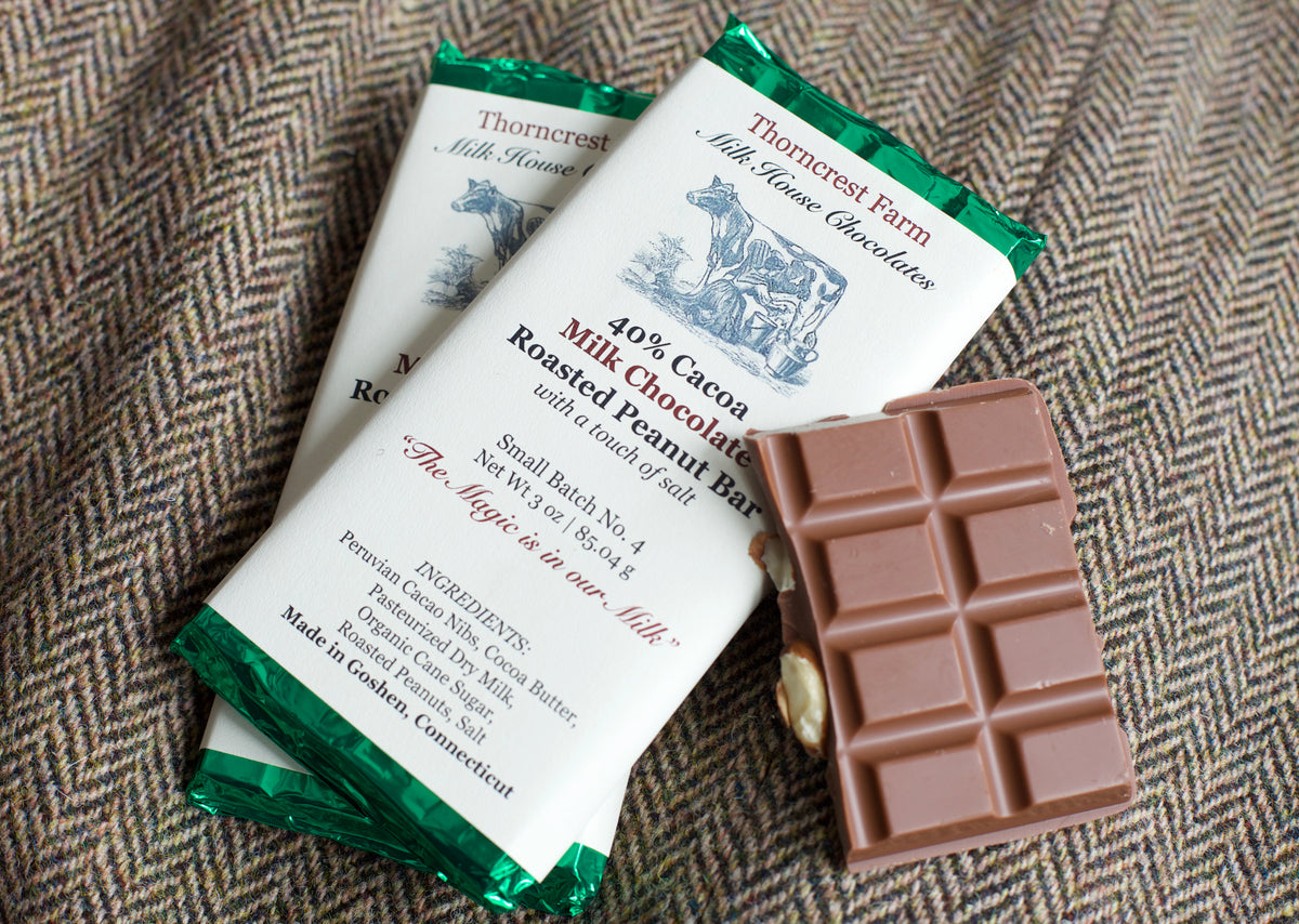 Milk Chocolate Peanut Bar Thorncrest Farm, LLC & Milk House Chocolates
