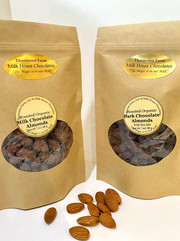 Organic Roasted Chocolate Covered Almonds