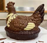 Hen on a Nest Chocolate Centerpiece